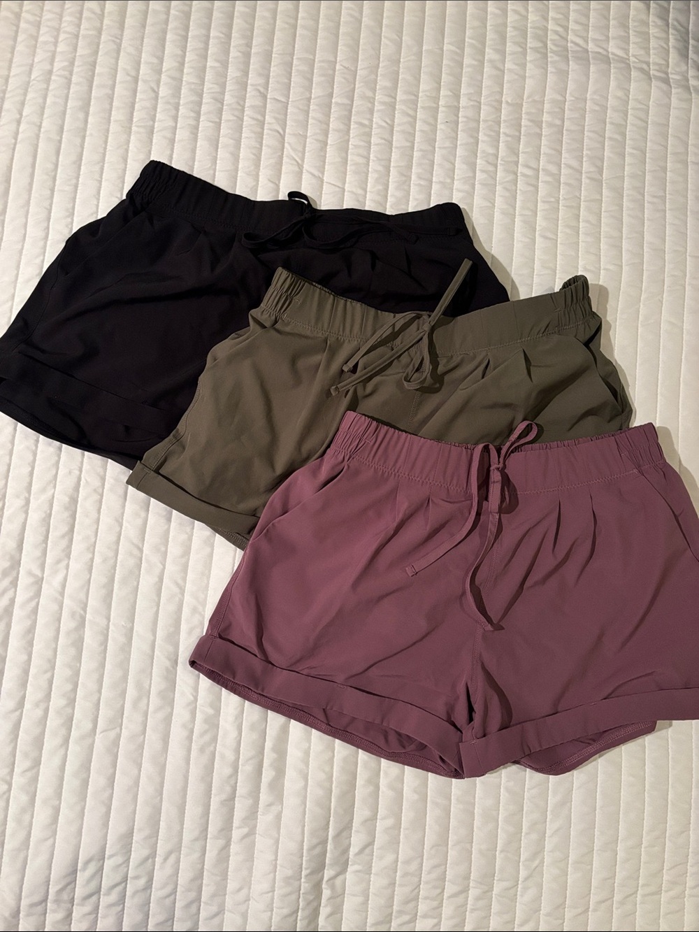 Lot of 3 Zyia cuff active shorts